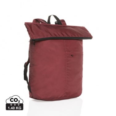 Logotrade promotional product picture of: Dillon AWARE™ RPET lightweight foldable backpack