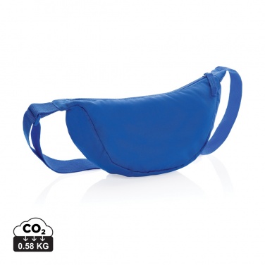 Logo trade corporate gifts picture of: Crescent AWARE™ RPET half moon sling bag