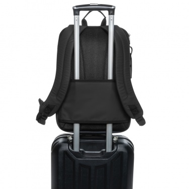 Logotrade promotional product picture of: Armond AWARE™ RPET 15.6 inch deluxe laptop backpack