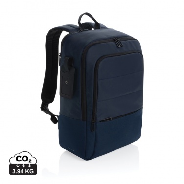 Logo trade promotional merchandise photo of: Armond AWARE™ RPET 15.6 inch deluxe laptop backpack