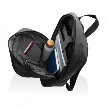 Logotrade corporate gift picture of: Armond AWARE™ RPET 15.6 inch standard laptop backpack