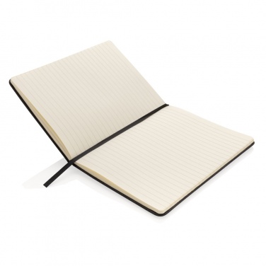 Logo trade business gift photo of: Deluxe A5 Notebook with phone pocket