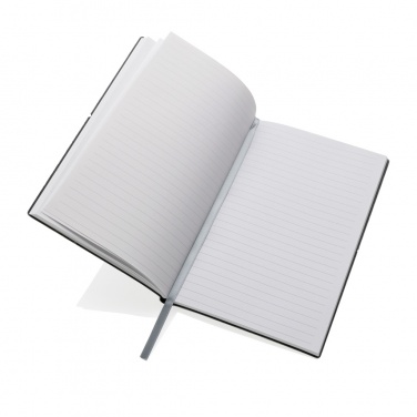 Logotrade promotional giveaway picture of: A5 recycled leather notebook