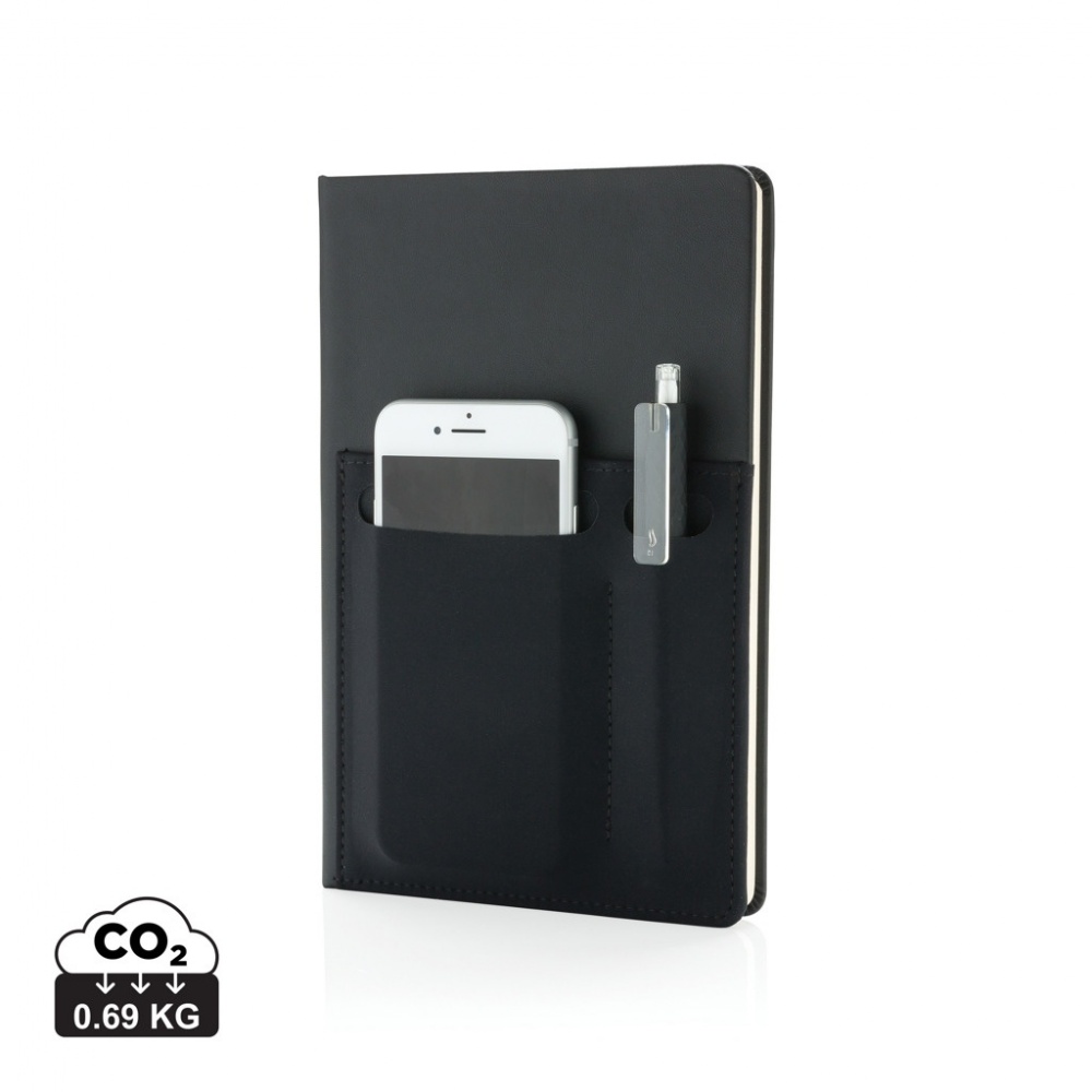 Logotrade promotional giveaways photo of: A5 Deluxe notebook with smart pockets
