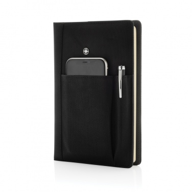 Logo trade promotional merchandise photo of: Refillable notebook and pen set