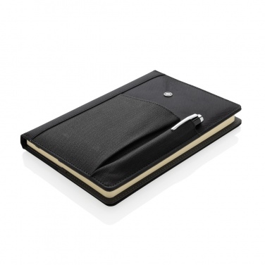 Logo trade promotional merchandise image of: Refillable notebook and pen set