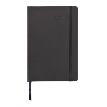 Logo trade advertising products image of: Deluxe hardcover PU A5 notebook