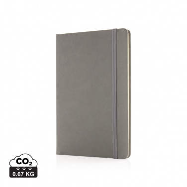 Logotrade promotional giveaway image of: Deluxe hardcover PU A5 notebook
