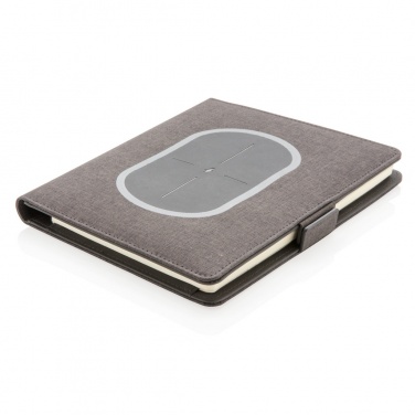 Logo trade promotional products picture of: Air 5W wireless charging notebook cover A5