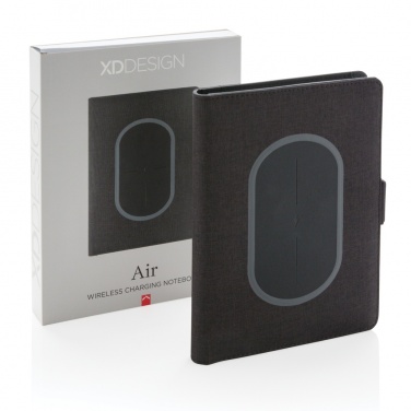 Logo trade promotional products picture of: Air 5W wireless charging notebook cover A5