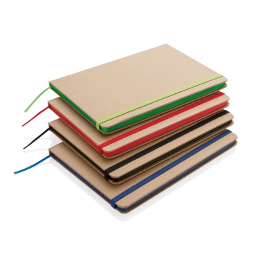 Logo trade promotional merchandise image of: A5 kraft notebook