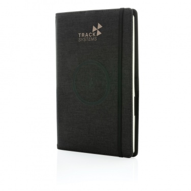 Logo trade advertising product photo of: Air 5W wireless charging refillable journal cover A5