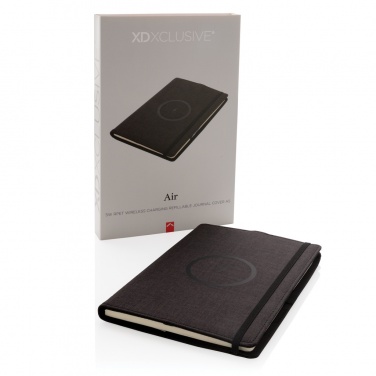 Logotrade promotional products photo of: Air 5W wireless charging refillable journal cover A5