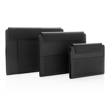 Logotrade business gift image of: Fiko 5W wireless charging portfolio A4 with powerbank