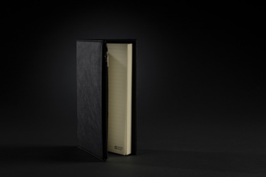 Logo trade promotional gifts picture of: Swiss Peak A5 PU notebook with zipper pocket