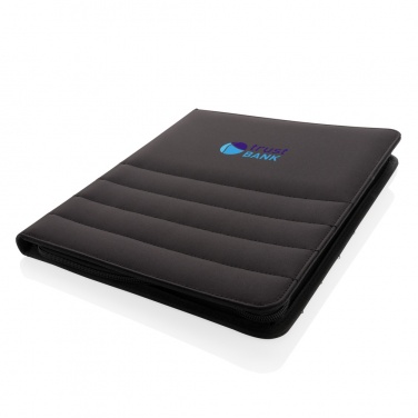 Logo trade promotional product photo of: Impact AWARE™ RPET A4 portfolio with zipper