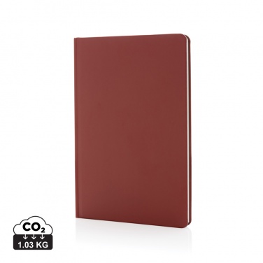 Logo trade corporate gifts picture of: A5 Impact stone paper hardcover notebook