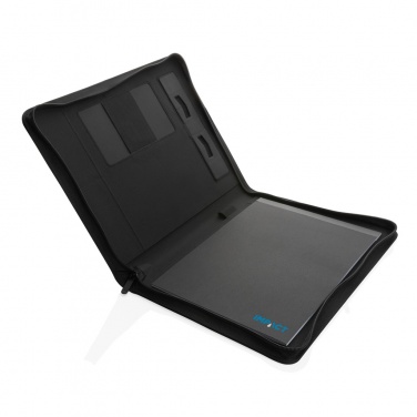 Logotrade promotional giveaways photo of: Impact Aware™ deluxe 300D tech portfolio with zipper