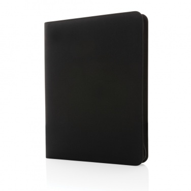 Logo trade corporate gift photo of: Impact Aware™ deluxe 300D tech portfolio with zipper