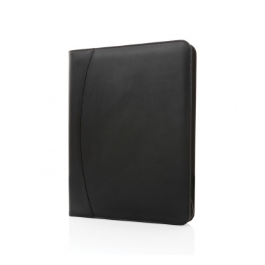 Logo trade business gifts image of: RCS rPU deluxe tech portfolio with zipper