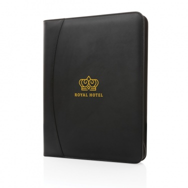 Logo trade promotional merchandise picture of: RCS rPU deluxe tech portfolio with zipper
