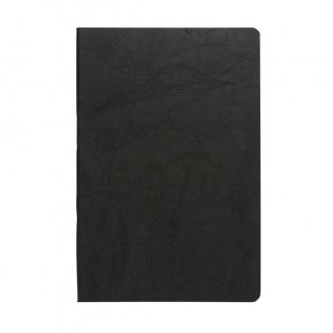 Logo trade advertising products image of: Salton A5 GRS certified recycled paper notebook