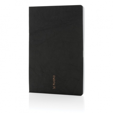 Logotrade promotional products photo of: Salton A5 GRS certified recycled paper notebook