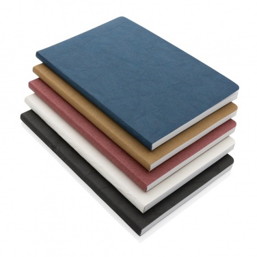 Logotrade promotional products photo of: Salton A5 GRS certified recycled paper notebook