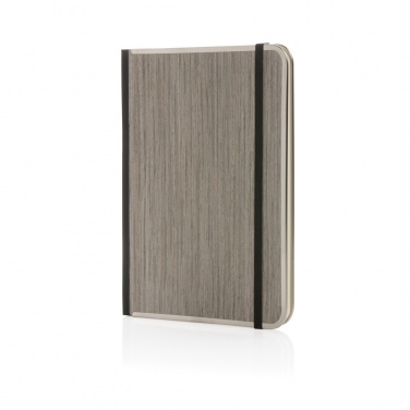 Logotrade promotional gift picture of: Treeline A5 wooden cover deluxe notebook