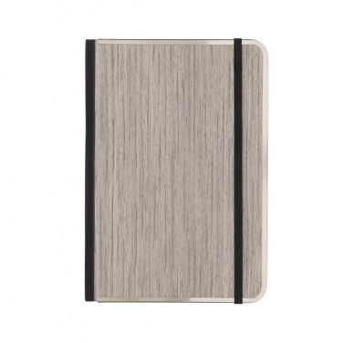 Logo trade advertising products picture of: Treeline A5 wooden cover deluxe notebook