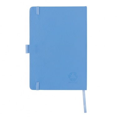 Logo trade promotional items picture of: Sam A5 RCS certified bonded leather classic notebook