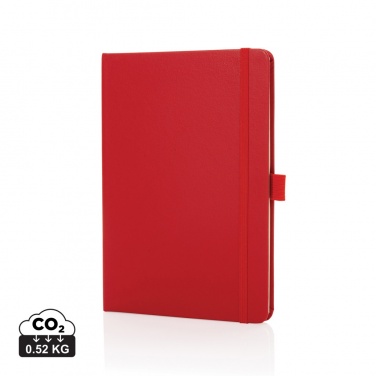 Logo trade promotional giveaways image of: Sam A5 RCS certified bonded leather classic notebook