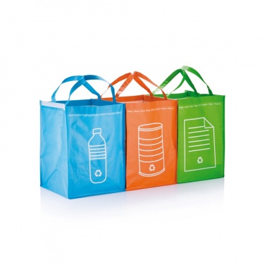 Logo trade promotional merchandise photo of: 3pcs recycle waste bags
