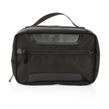 Logo trade promotional merchandise photo of: Swiss Peak AWARE™ RPET Voyager toiletry bag