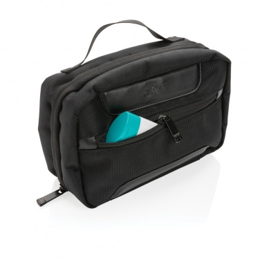 Logotrade advertising product picture of: Swiss Peak AWARE™ RPET Voyager toiletry bag