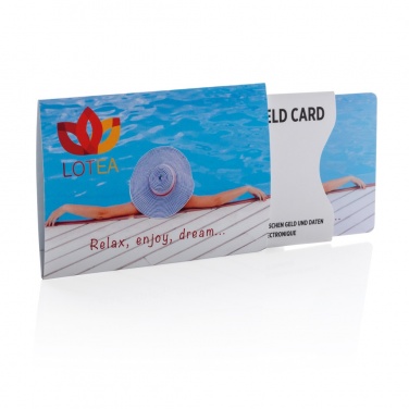 Logotrade promotional product picture of: Anti-skimming RFID shield card with active jamming chip