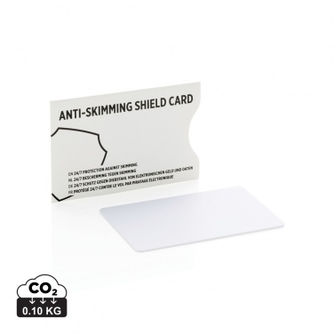 Logo trade promotional items image of: Anti-skimming RFID shield card with active jamming chip