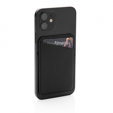 Logo trade business gifts image of: Magnetic phone card holder