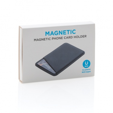 Logo trade promotional gifts picture of: Magnetic phone card holder
