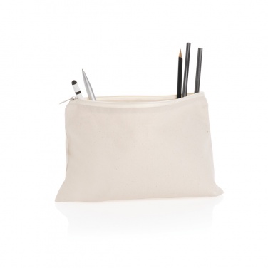 Logo trade advertising product photo of: Impact Aware™ 285 gsm rcanvas pencil case undyed