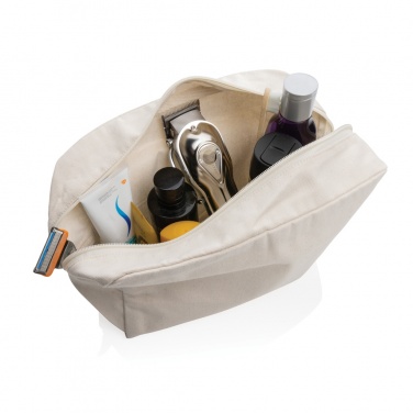 Logo trade promotional product photo of: Impact Aware™ 285 gsm rcanvas toiletry bag undyed
