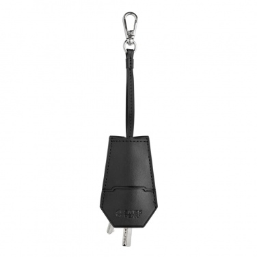 Logotrade promotional item picture of: SP Tula RCS certified recycled PU key holder and pen set