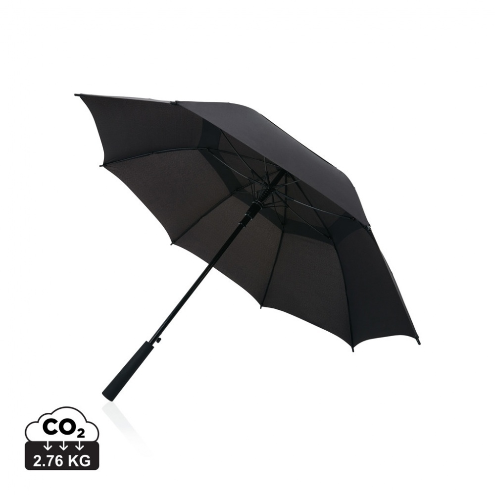 Logo trade promotional products image of: Swiss peak AWARE™ Tornado 23” storm umbrella