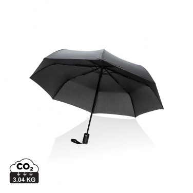Logo trade promotional merchandise image of: 21" Impact AWARE™ RPET 190T auto open/close umbrella