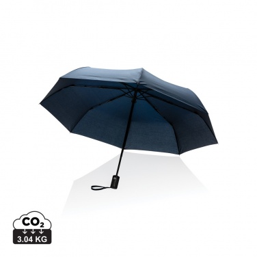 Logotrade promotional products photo of: 21" Impact AWARE™ RPET 190T auto open/close umbrella