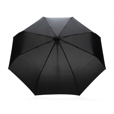 Logotrade promotional items photo of: 21" Impact AWARE™ RPET 190T bamboo auto open/close umbrella