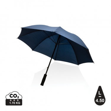 Logo trade corporate gifts image of: 23" Impact AWARE™ RPET 190T Storm proof umbrella