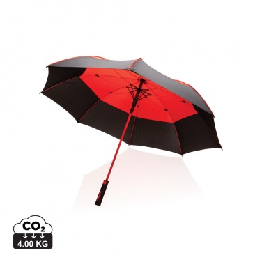 Logotrade advertising products photo of: 27" Impact AWARE™ RPET 190T auto open stormproof umbrella