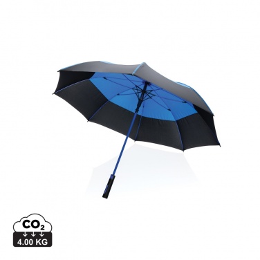 Logo trade promotional gifts picture of: 27" Impact AWARE™ RPET 190T auto open stormproof umbrella