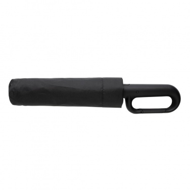Logotrade advertising products photo of: Yara 21" AWARE™ RPET solid colour umbrella with carabiner